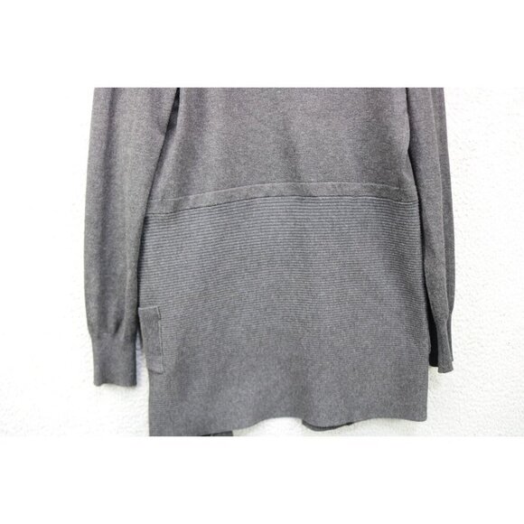 Premise Gray Long Open Front Cardigan-Size Small-Pockets - Picture 11 of 11